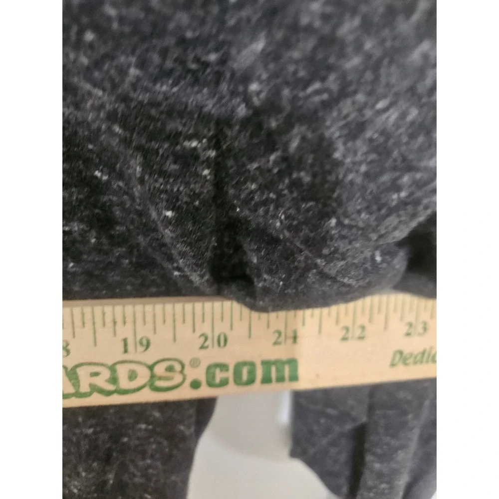 Nike‎ Sportswear Gym Vintage Hoodie Charcoal Heather Grey Script Logo Large